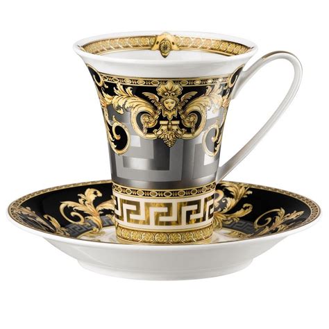 versace gold tea set|Versace cups for sale.